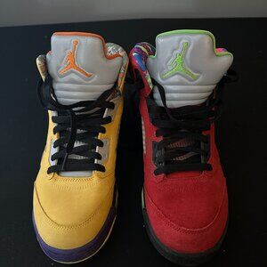 GUC, Men's Nike Air Jordan 5 Retro SE "What The", CZ5725-700, size 9